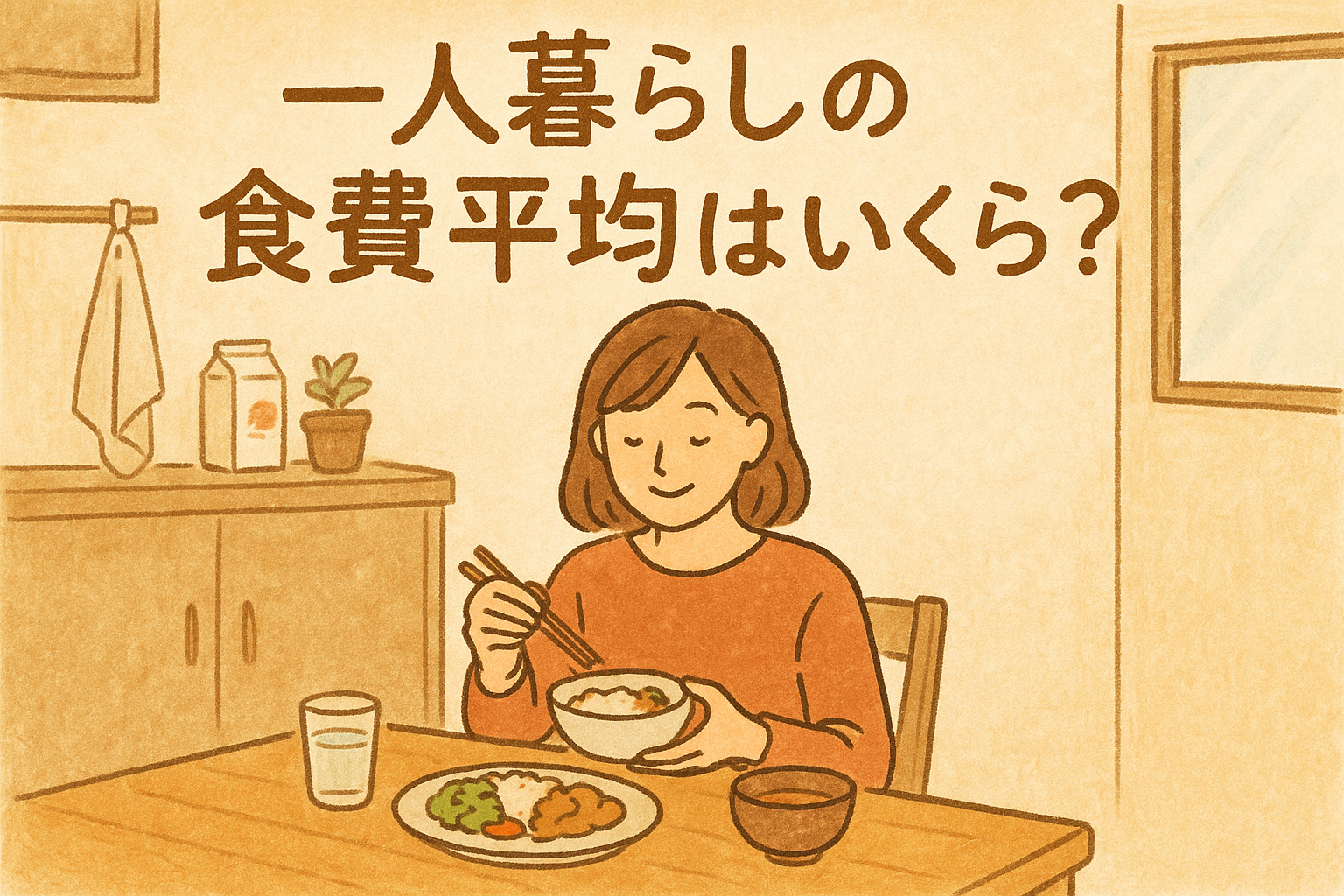 一人暮らしの食費平均はいくら?