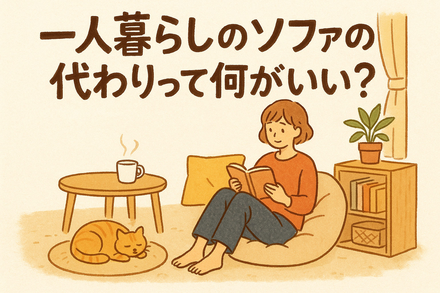 一人暮らしのソファの代わりって何がいい？