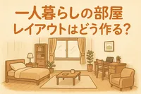 一人暮らしの部屋レイアウトはどう作る？
