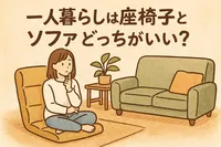 一人暮らしは座椅子とソファどっちがいい？