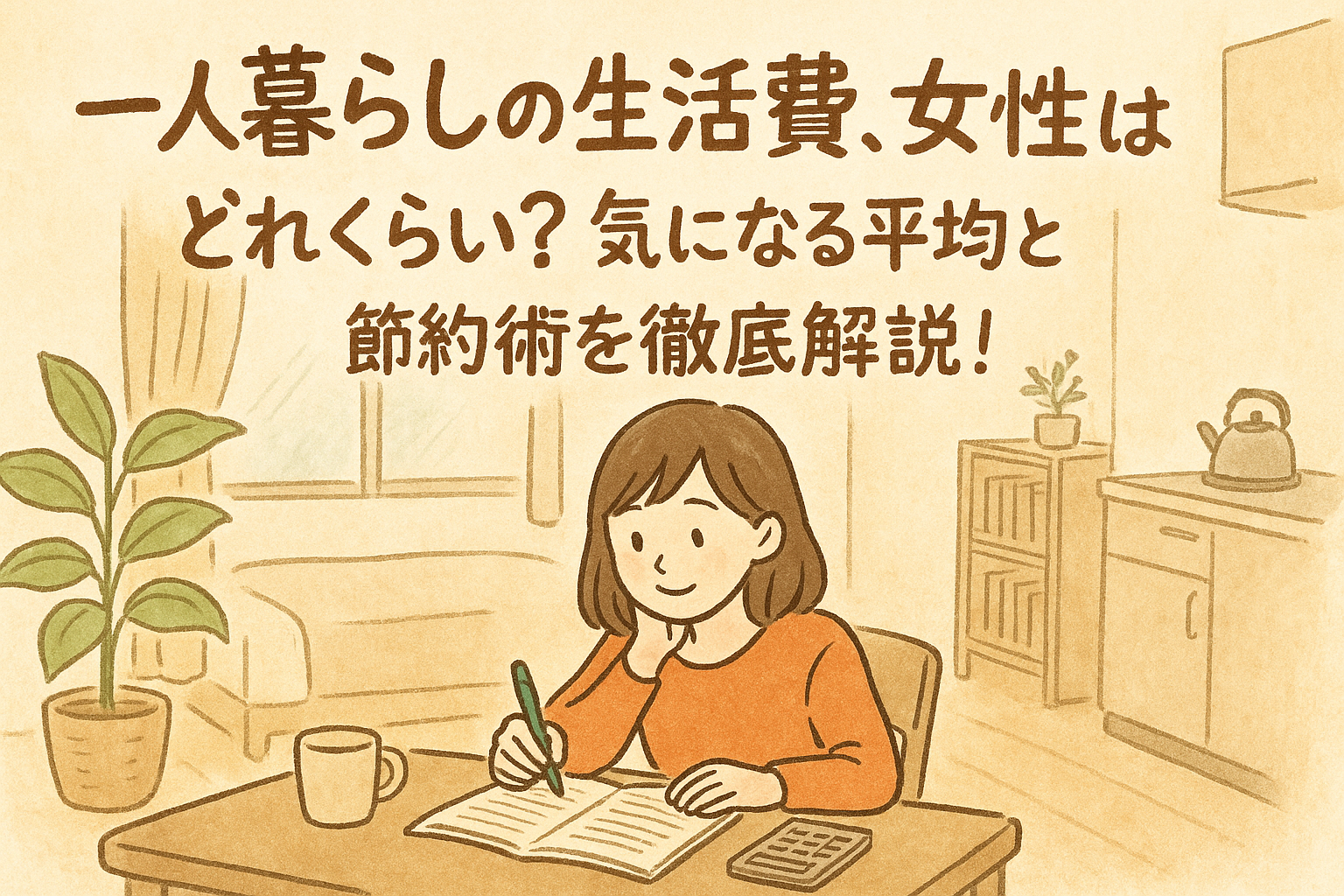 一人暮らしの生活費、女性はどれくらい？気になる平均と節約術を徹底解説！