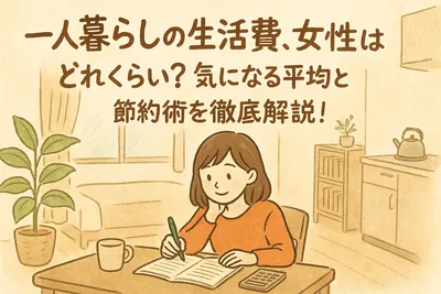 一人暮らしの生活費、女性はどれくらい？気になる平均と節約術を徹底解説！