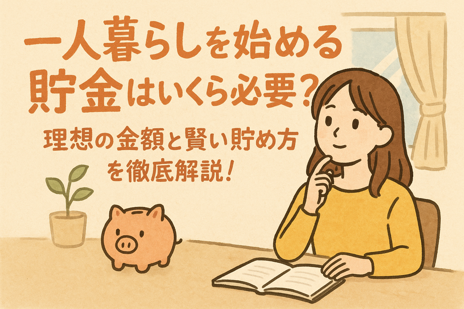 一人暮らしを始める貯金はいくら必要?理想の金額と賢い貯め方を徹底解説!