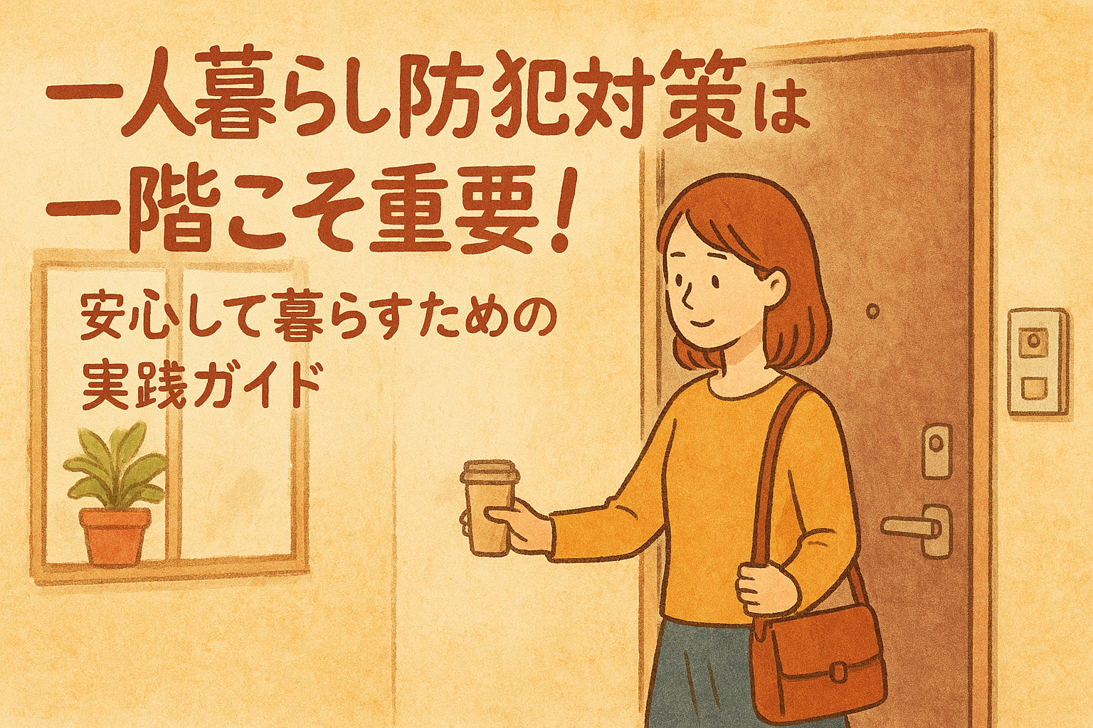 一人暮らし防犯対策は一階こそ重要！安心して暮らすための実践ガイド