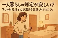 一人暮らしの帰宅が寂しい？7つの対処法と心が温まる部屋づくりのコツ！