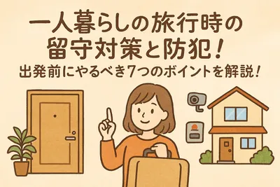 一人暮らしの旅行時の留守対策と防犯！出発前にやるべき7つのポイントを解説！