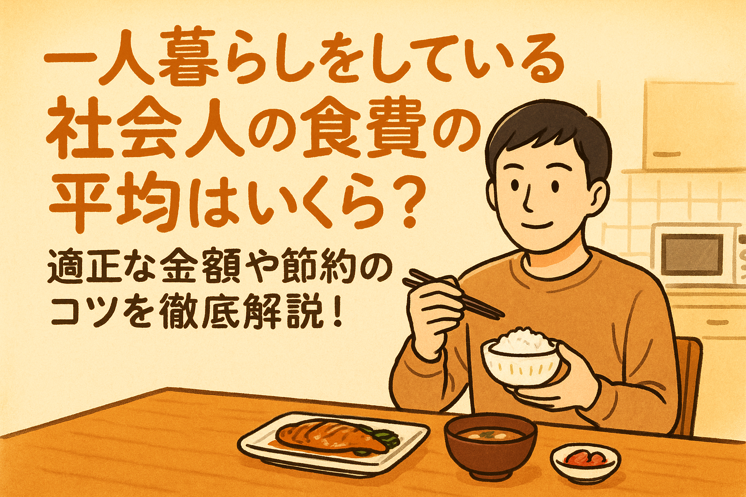 一人暮らしをしている社会人の食費の平均はいくら？適正な金額や節約のコツを徹底解説！
