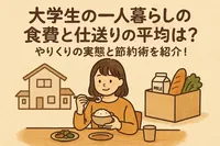 大学生の一人暮らしの食費と仕送りの平均は？やりくりの実態と節約術を紹介！