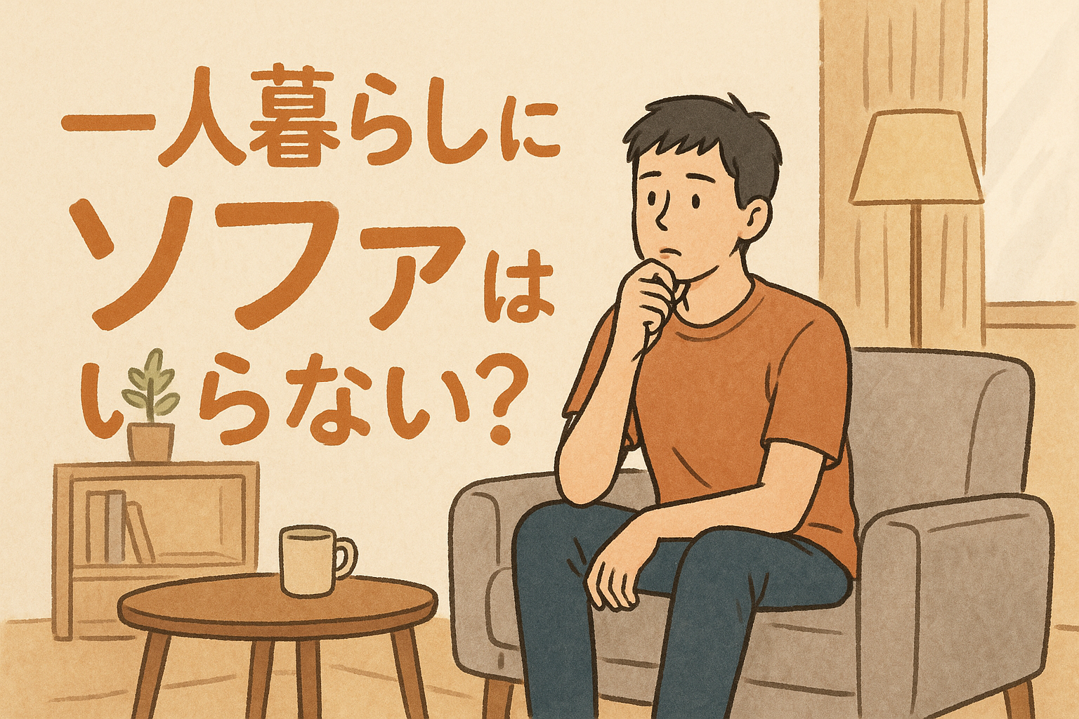 一人暮らしにソファはいらない?