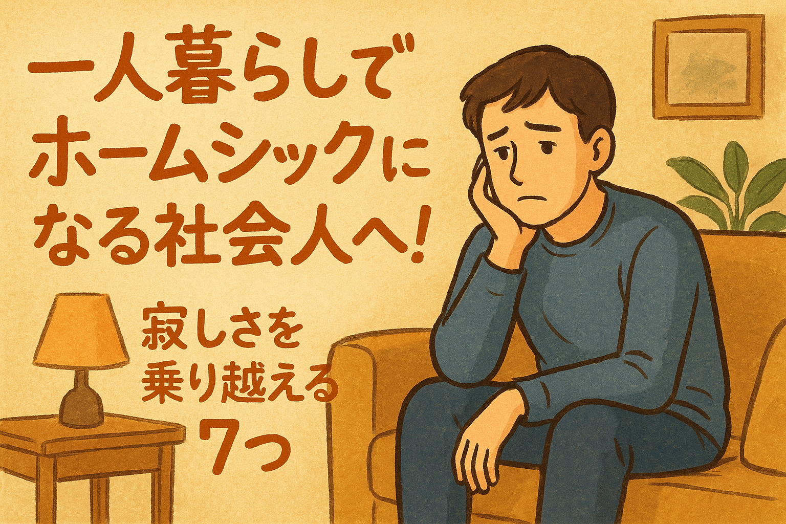 一人暮らしでホームシックになる社会人へ！寂しさを乗り越える7つの方法