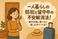 一人暮らしの防犯と留守中の不安解消法！旅行を怖い思いなく楽しむポイントは？