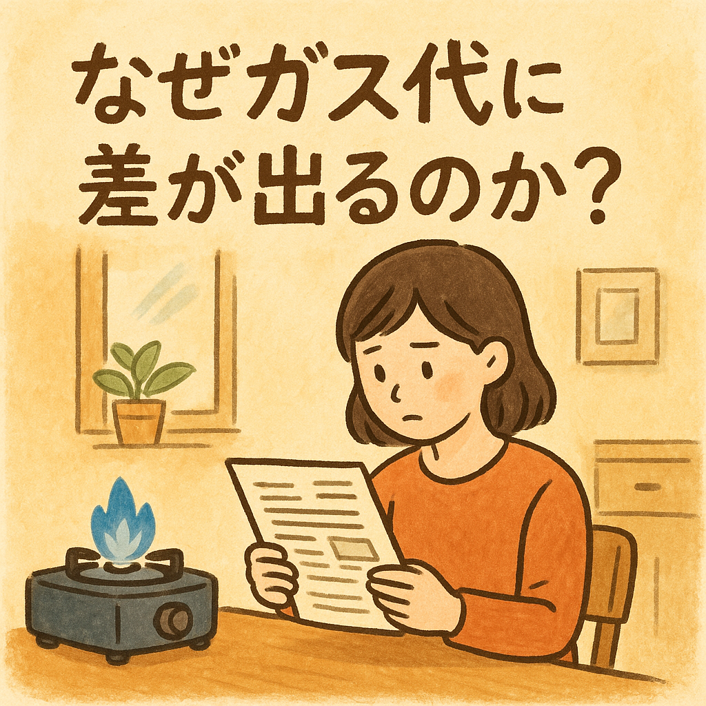 なぜガス代に差が出るのか？
