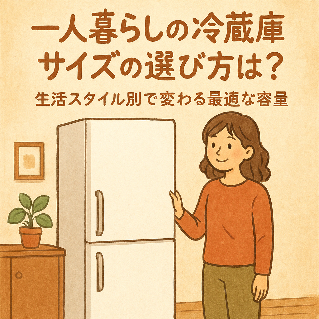 生活スタイル別で変わる最適な容量