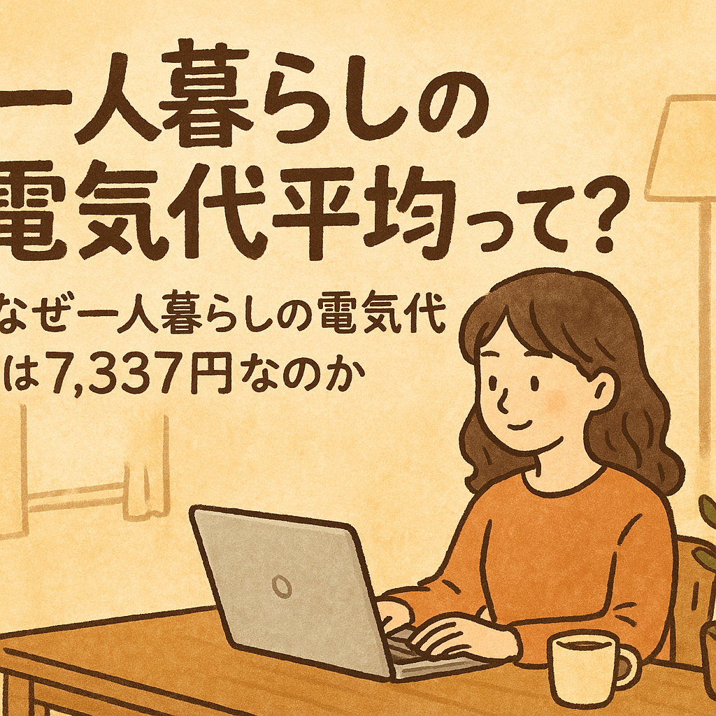 なぜ一人暮らしの電気代は7,337円なのか