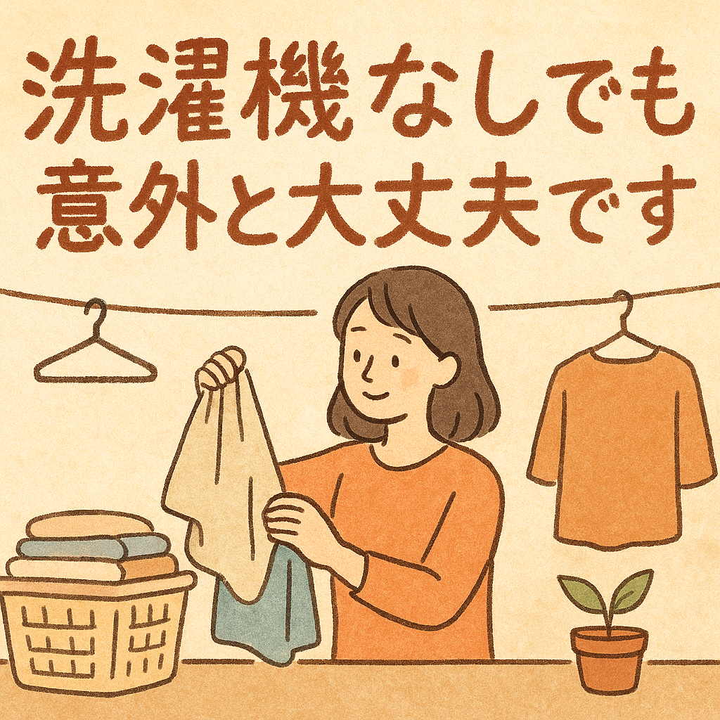 一人暮らしなら洗濯機なしでも意外と大丈夫です