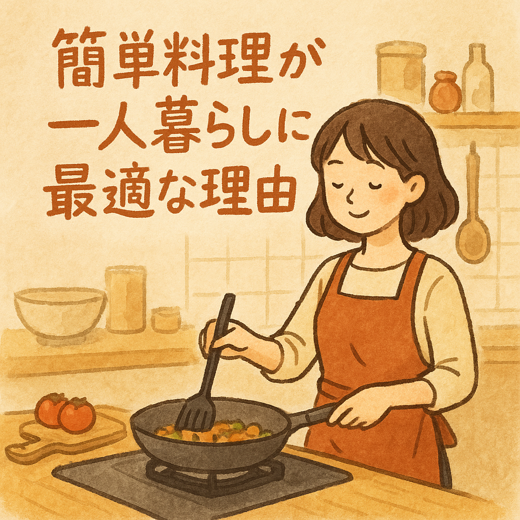 簡単料理が一人暮らしに最適な理由