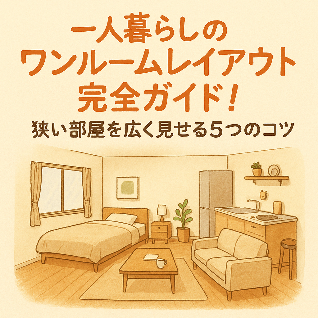 なぜこの3つがワンルームレイアウトの成功に欠かせないのか