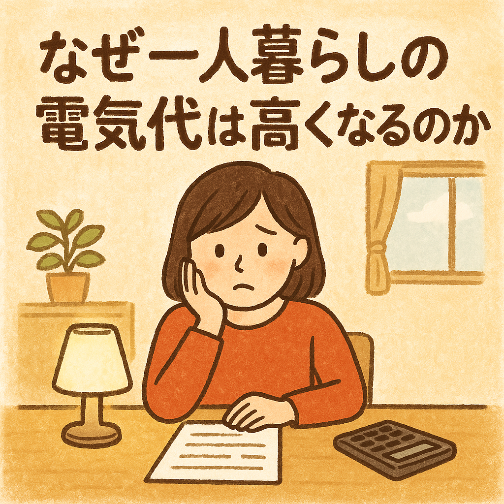 なぜ一人暮らしの電気代は高くなるのか