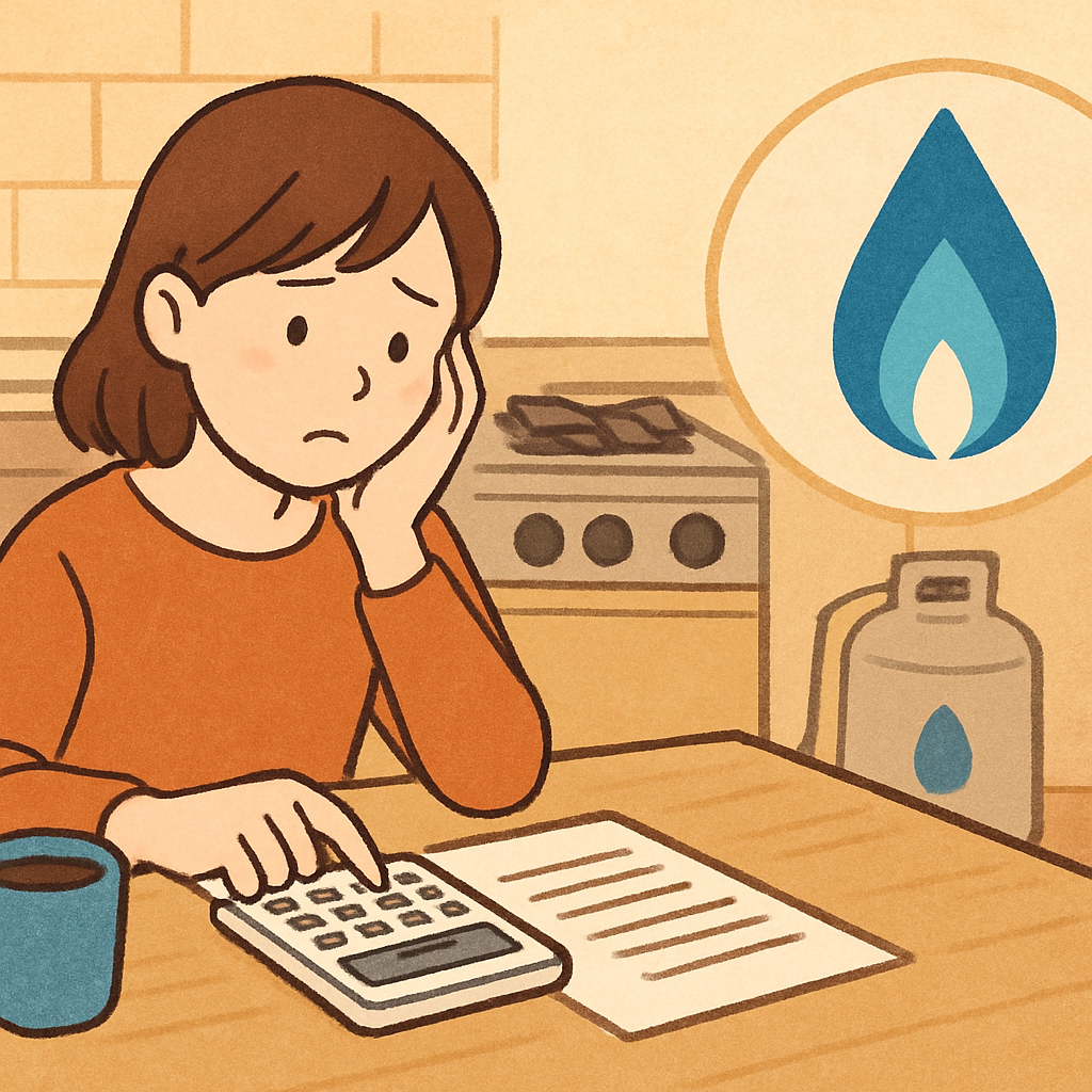 一人暮らしのガス代の相場と平均は月約3,056円