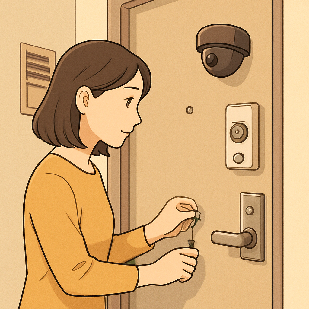 なぜ賃貸の玄関には原状回復できる防犯グッズが必要なのか